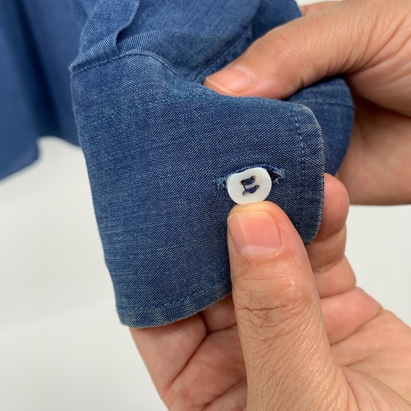 Loro Piana Men Long Sleeve button shirt 100% Cotton - Picture 5 of 7